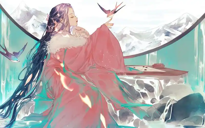 【稿单录屏】古风插画人物塑造