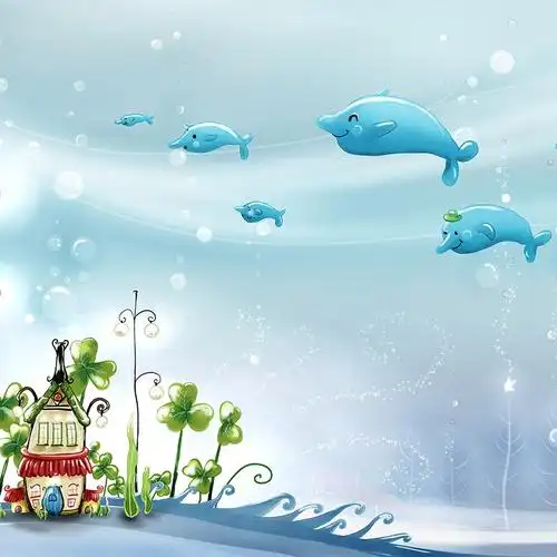 卡通简约背景图