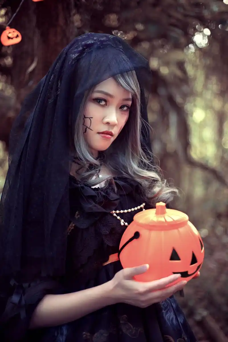 人像摄影 万圣节的小女巫