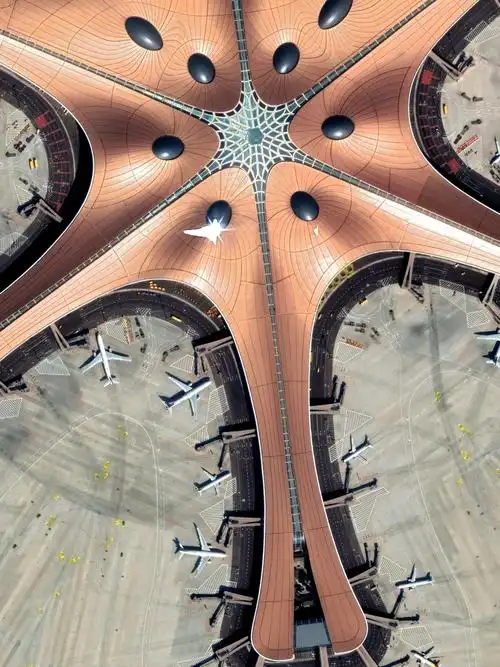 北京大兴国际机场卫星图