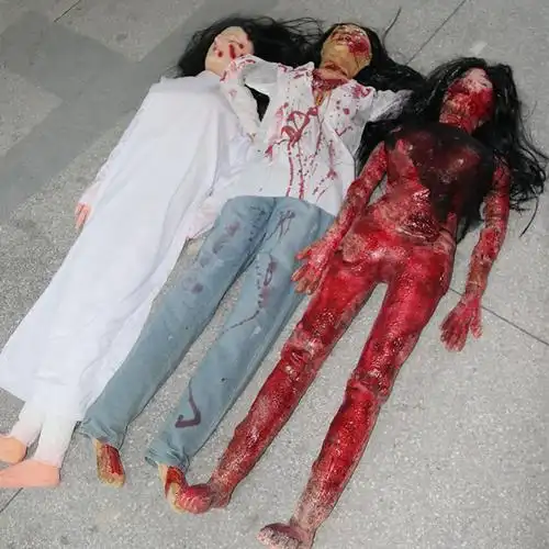 剧本杀装饰气氛道具女鬼干尸鬼屋吓人道具万圣节气氛道具女人偶