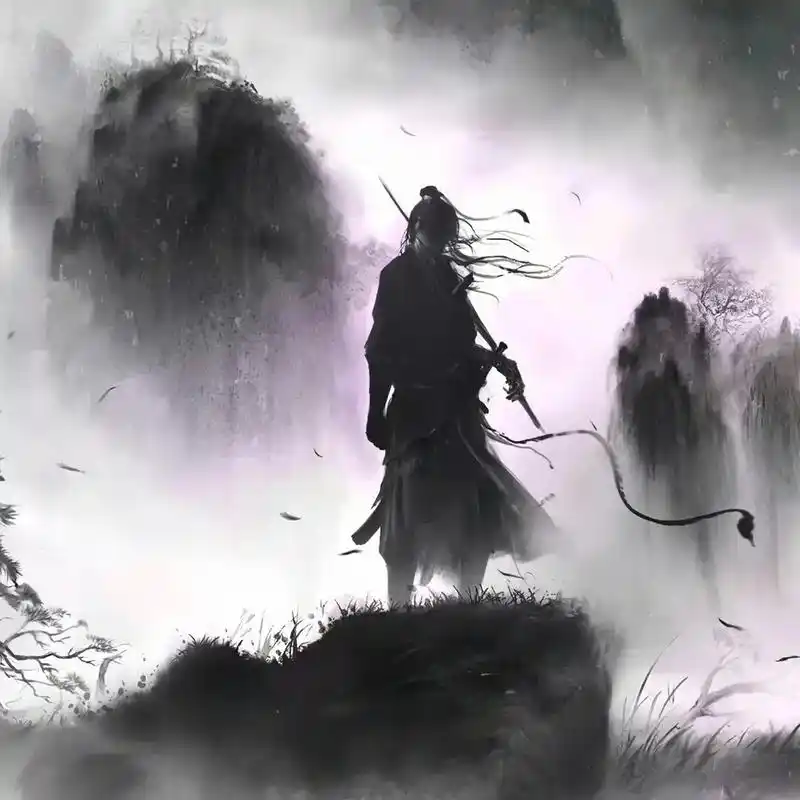 这组头像超有感觉,孤独感拉满了,古风男漫头,古风背影侠客 - 抖音