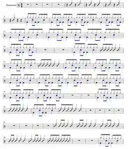 hand clap 98k 吃鸡抖音神曲 架子鼓谱 一对一教学 买一送一 超值