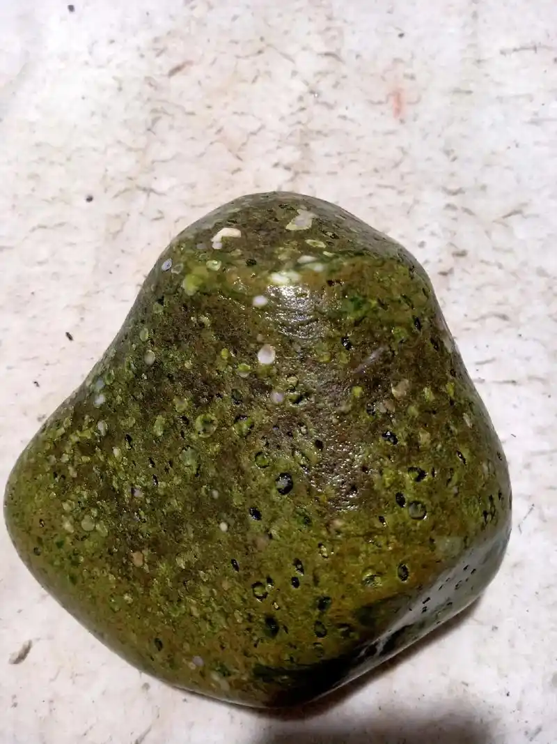 天外来客,火星纯橄榄球粒陨石.重3.55千克,无磁性,请犮 - 抖音