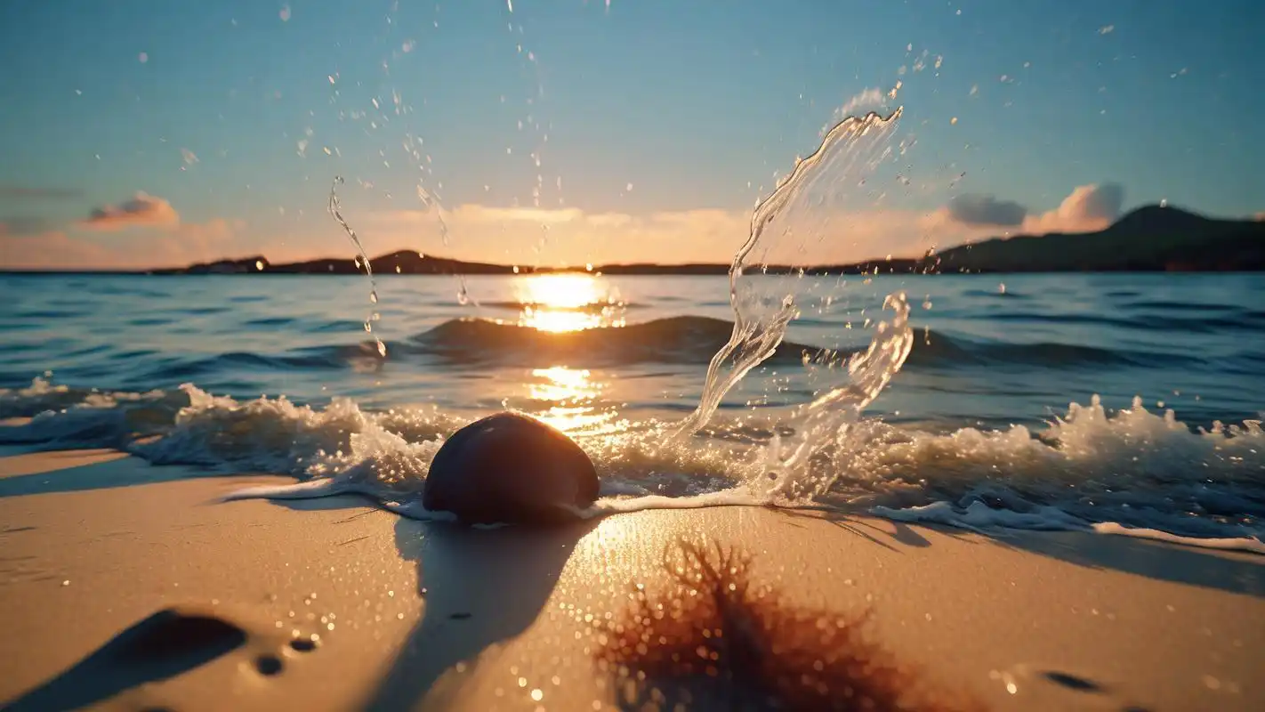 夏日海滩蓝天绝美壁纸92159415 夏日炎炎,来一组清凉的海滩