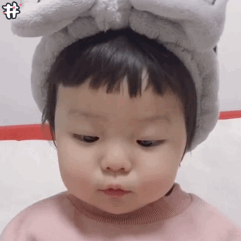 萌娃丸子妹表情包动图 (库存)