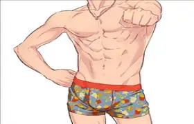 腹肌练习素材动漫腹肌美少年