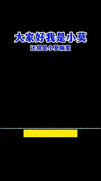 大家好,我还是小莫