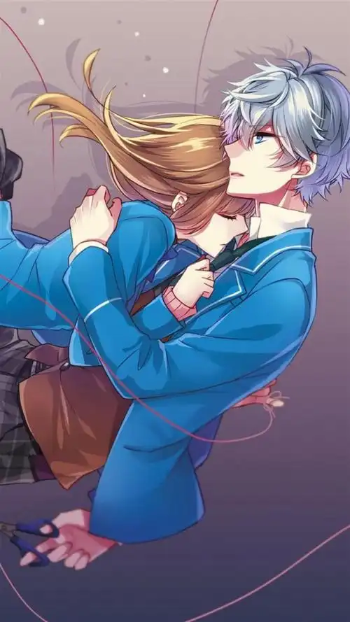 唯美爱情动漫卡通插画