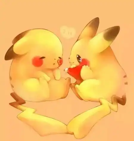 皮卡丘的可爱头像04  - 抖音