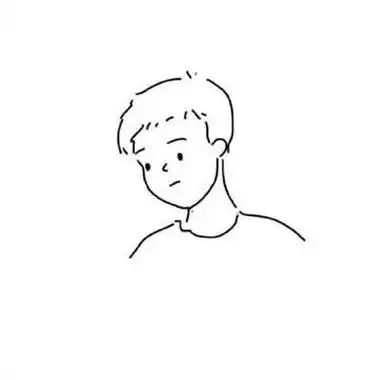 简笔画系列微信头像快手超火简笔画头像男生微信头像图片大全手绘头像