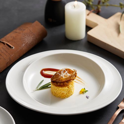 齐德分子料理西餐牛排盘碟盘子家用2021新款早餐意面餐盘高档厨房