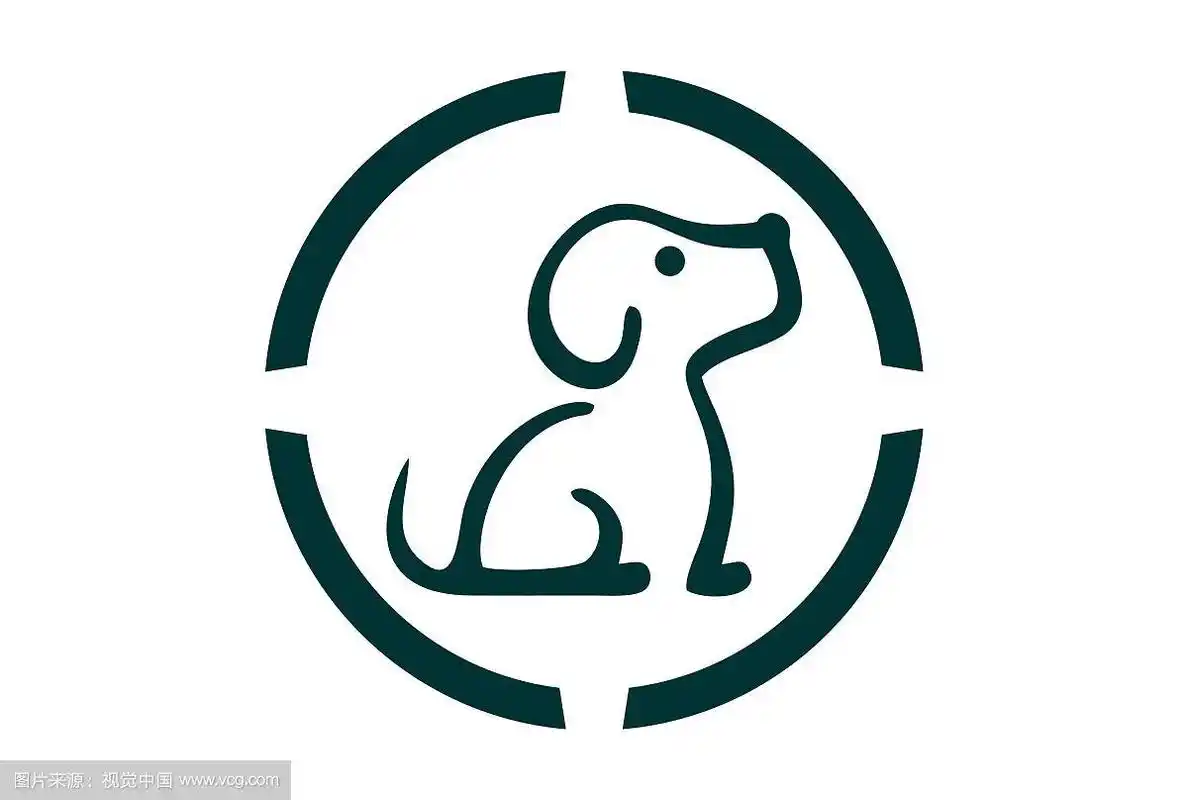 狗狗图标logo概念