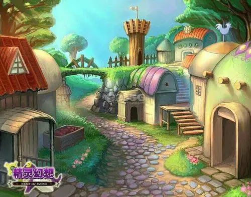 《美丽的童话小镇》