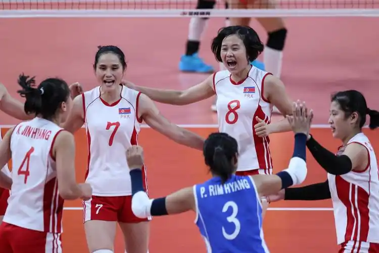 排球——女子a组预赛:中国队胜朝鲜队_腾讯新闻