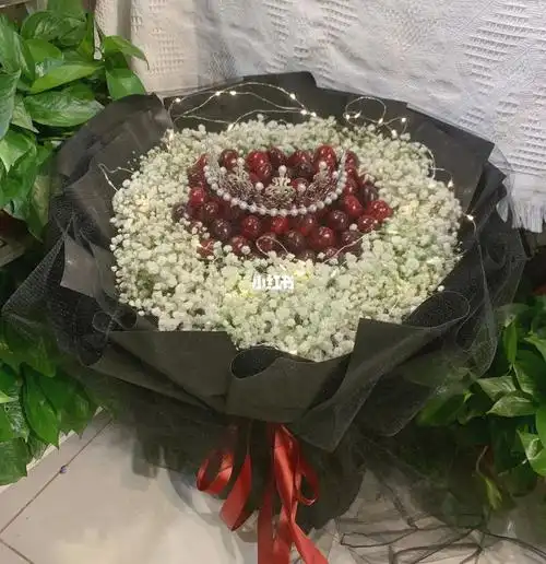 52颗车厘子花束