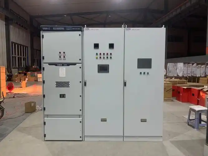 高压巡检联络柜,高压巡检柜,消防联控柜车间实拍