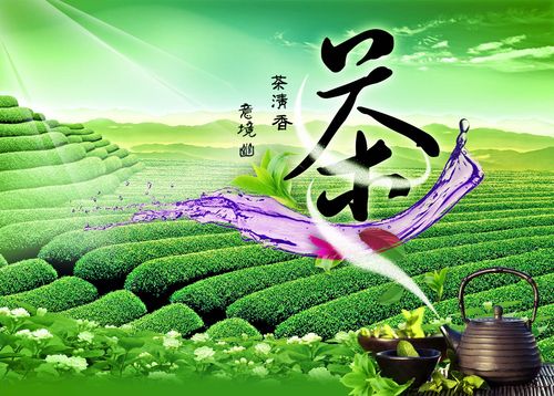 21茶叶茶道茶文化茶海报海报展板293意境幽清茶香茶文化海报印制