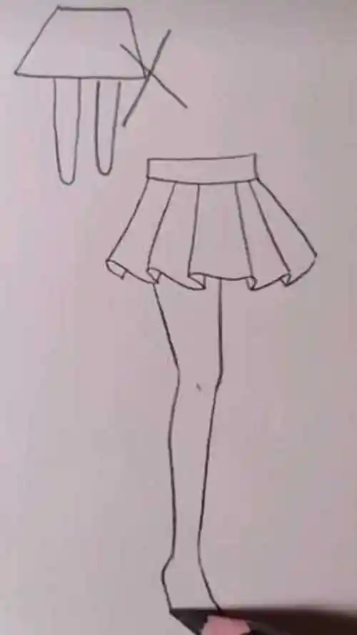 教你简单画腿的简笔画