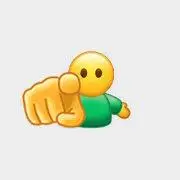 emoji手势表情包|你再说句试试,看我不指你