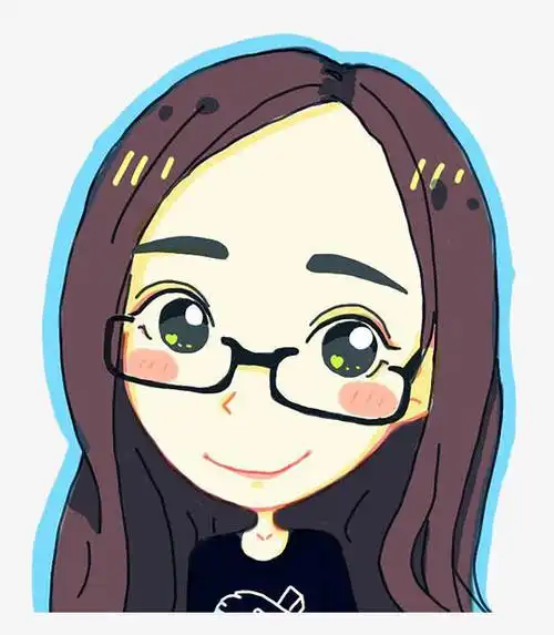 关键词 : 卡通素材,戴眼镜,手绘素材,女孩