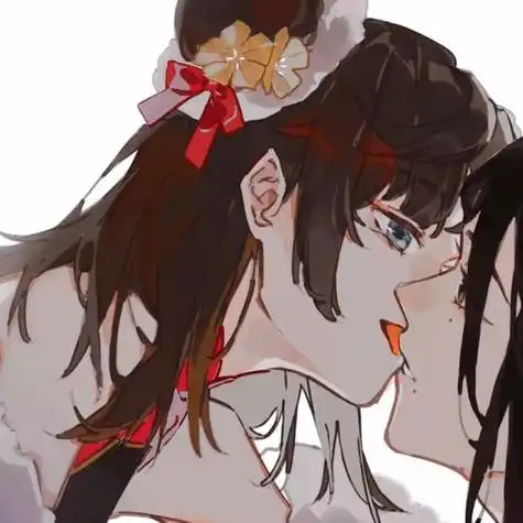 百合二次元头像一对 头像图片大全 -【爱个性】