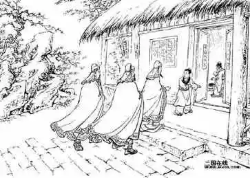 三顾茅庐手抄报简单好看三顾茅庐的手抄报版面设计图片