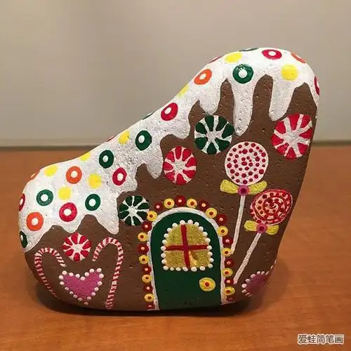 好看的鹅卵石装饰石头画