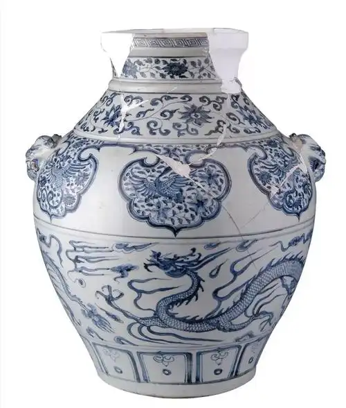 繁昌出土文物:元青花大罐