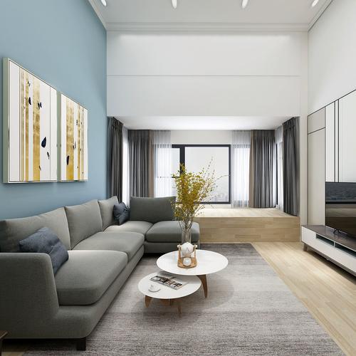 现代简约ins风格家装墙面乳胶漆配色设计 色彩设计团队 3d效果图