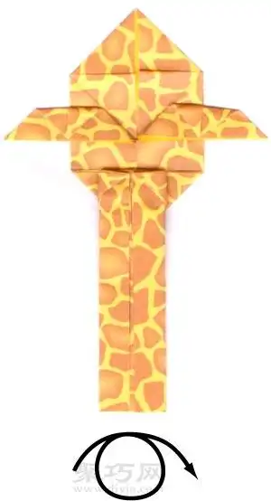 手工折纸长颈鹿图解教程 - 手工手艺活