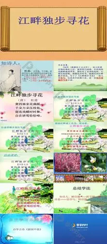 江畔独步寻花ppt课件10