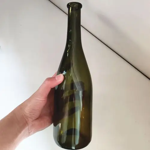 750ml翻口红酒瓶 玻璃葡萄酒瓶 褐色玻璃空酒瓶 出口品质