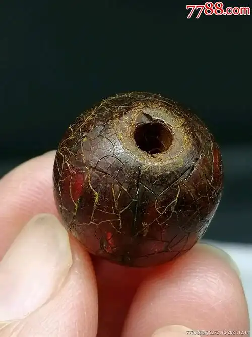 老琥珀顶珠_价格38元【添福古宝堂】_第1张