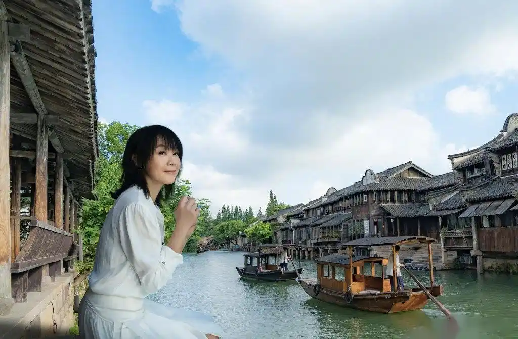 刘若英乌镇写真,真的是好美呀!