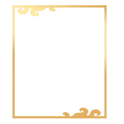 复古金色边框图片大全