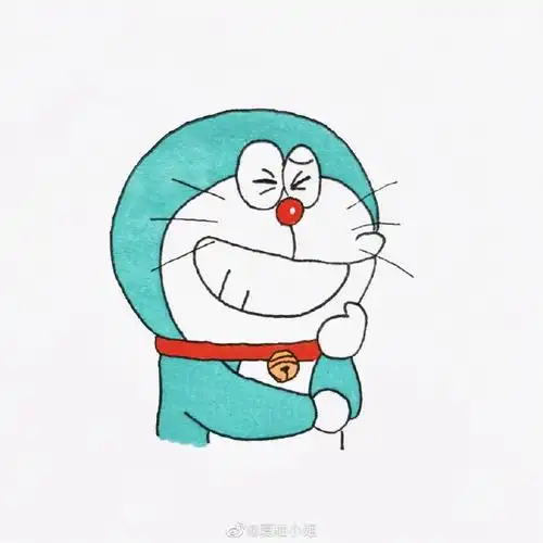 【简笔画哆啦a梦表情包】