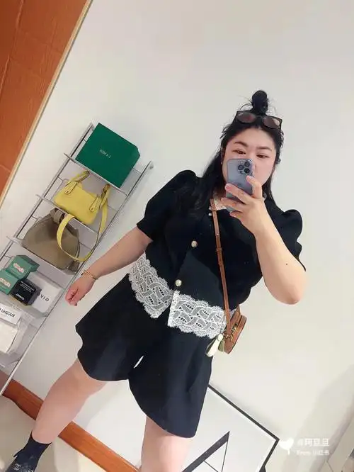 韩国大码博主180斤穿搭真实无滤镜