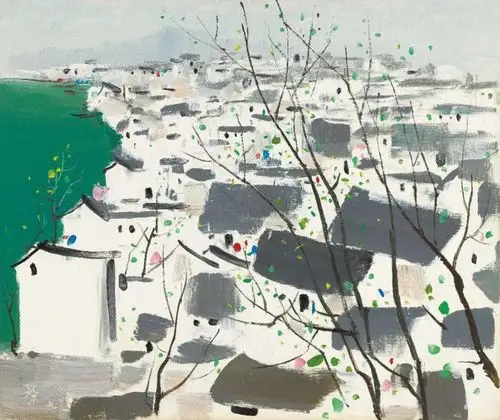 百年巨匠-吴冠中绘画作品欣赏