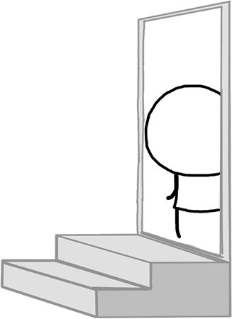 门口台阶楼梯出门gif动图_动态图_表情包下载_soogif