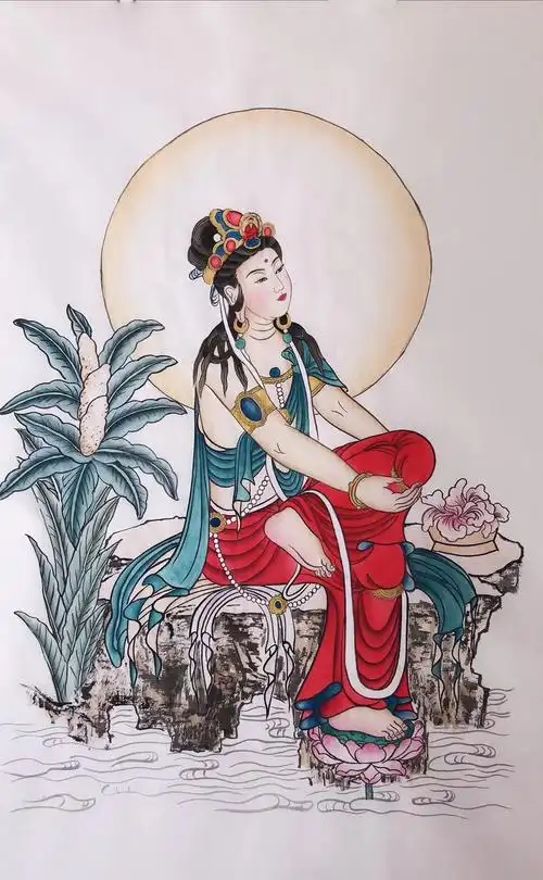 青年画家郝思思笔下的观音三十二法相