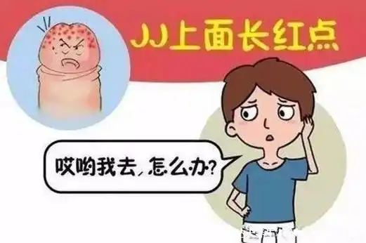 四种类型龟头炎症状图片对照,有红点丘疹会扩散发展成溃疡