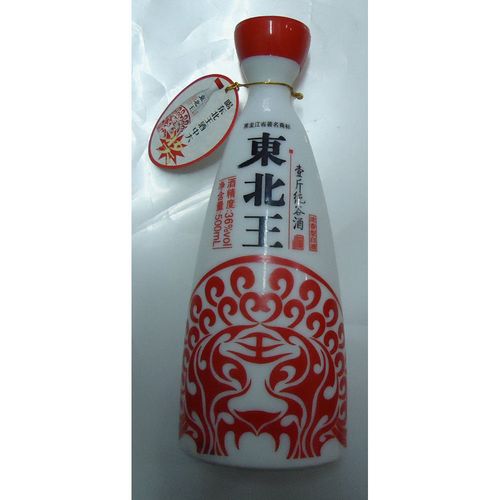 鸡西东北王 一斤纯谷酒36度500毫升浓香型 裸瓶无盒黑龙江粮食酒