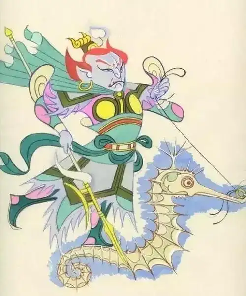 《封神演义》中的人物,即东海龙宫三太子等到哪吒见了太乙真人,桃乙