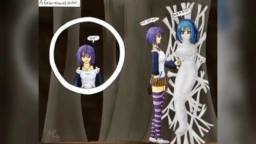 被蜘蛛女巫发现裹成木乃伊-萌姐会-默认收藏夹-哔哩哔哩视频