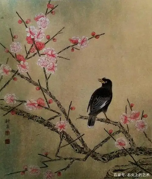 名家技法分享|李科宏工笔梅花步骤分解