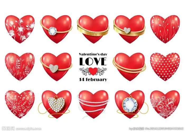 多种心形图案图片