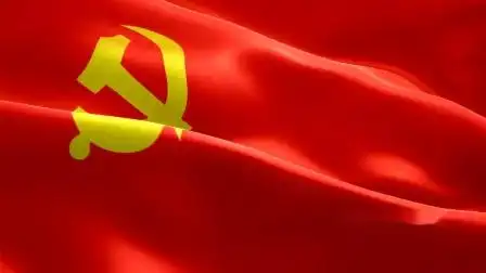 s332 红旗飘扬党旗飘扬高清背景视频模板cg设计素材库