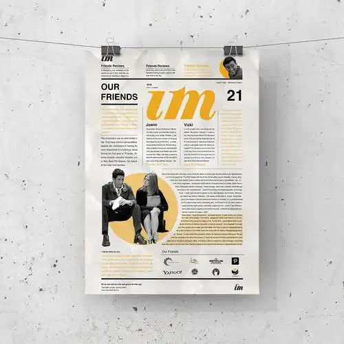 《老友记报》报纸页面设计