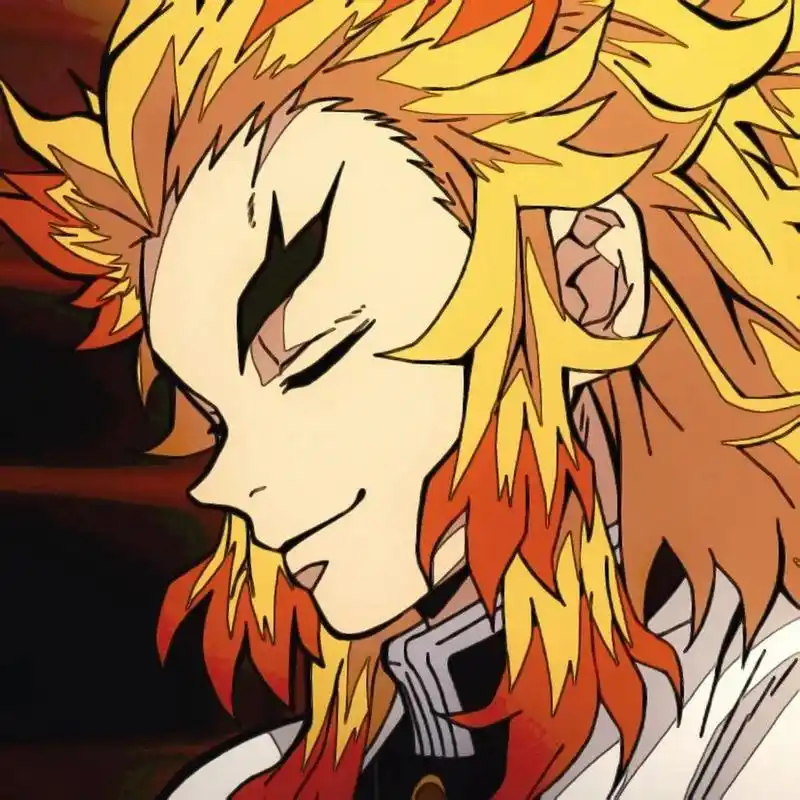 炎柱 炼狱杏寿郎|鬼灭之刃优质动漫头像 救助弱小当仁不让 是天生强者